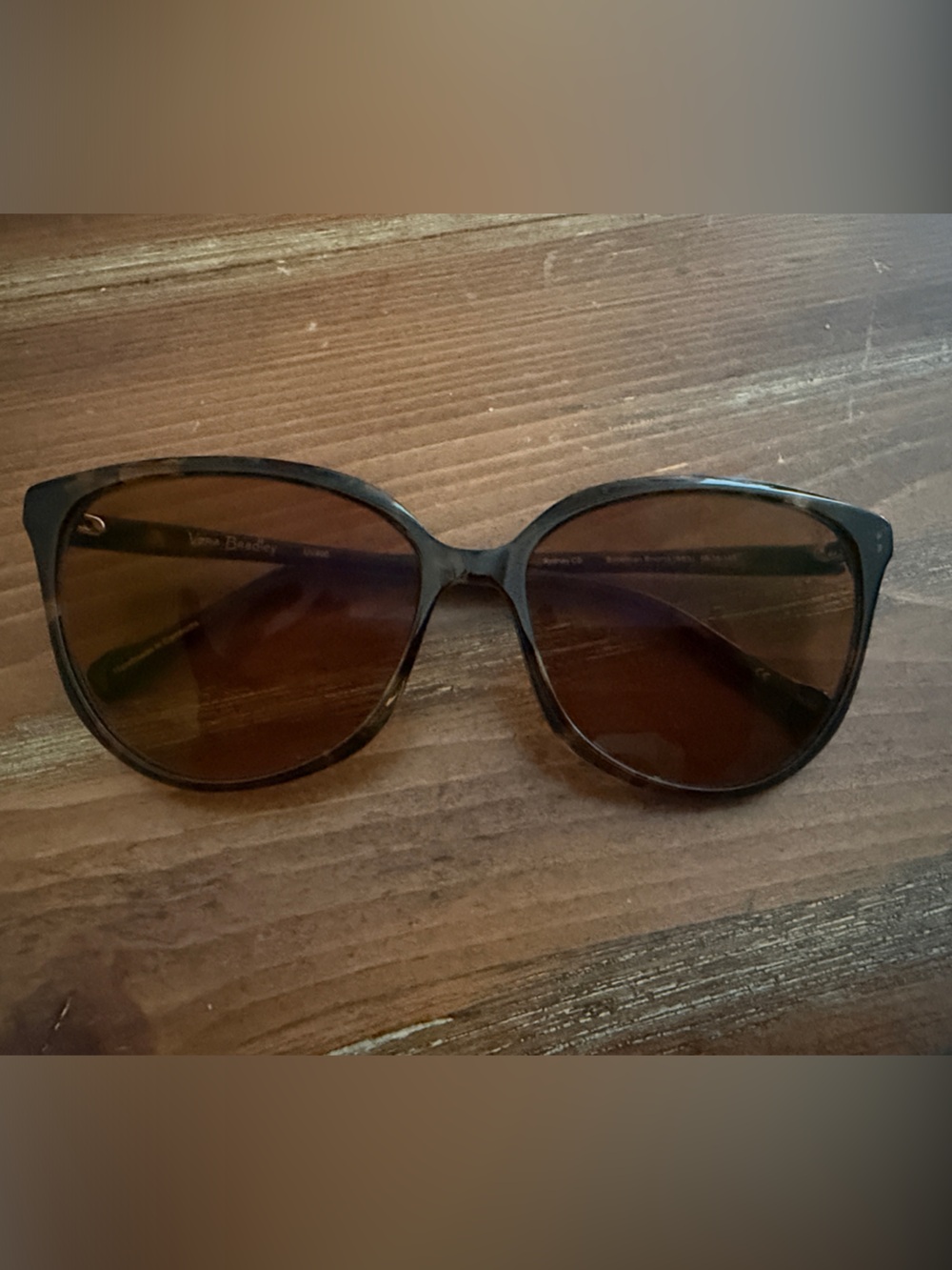 Vera Bradley Brown Bohemian Blooms Cat-Eye Sunglasses
